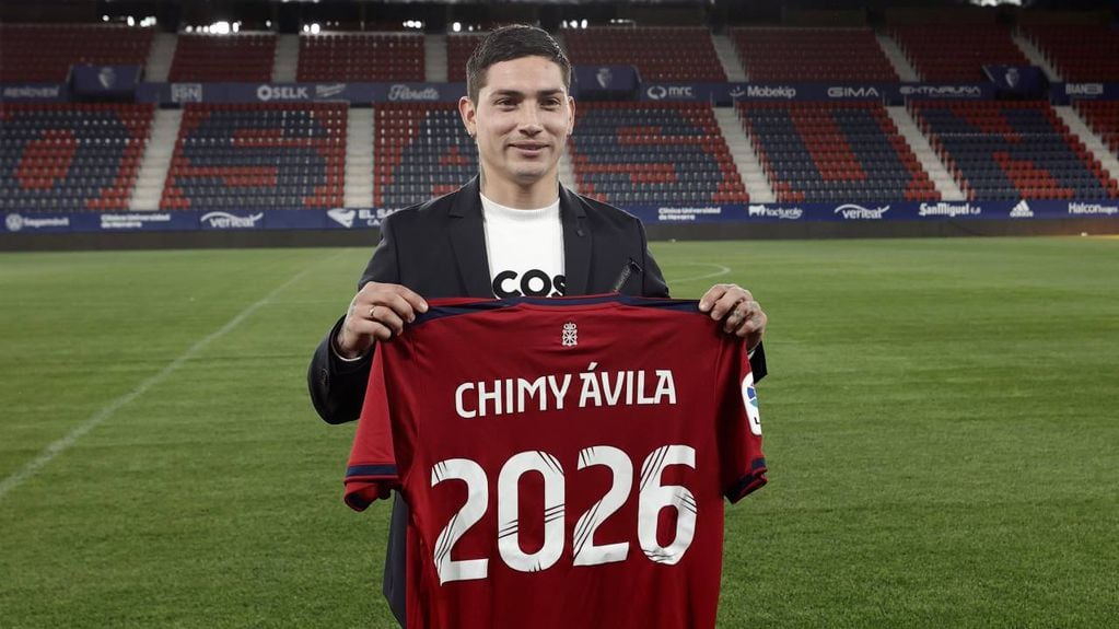 Chimy Ávila renovó su contrato con el Osasuna hasta el 2026