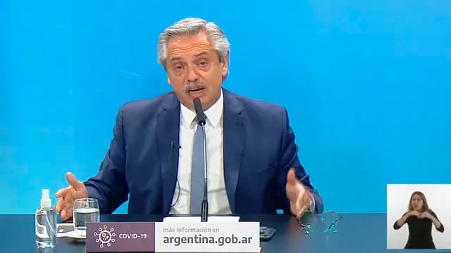 Nuevo anuncio de Alberto Fernández sobre la continuidad del DISPO en el país