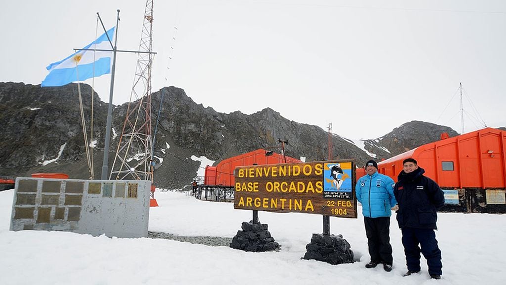 Una familia puntaltense se reencontró en la Antártida