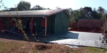 Inician la construcción de un aula para la Escuela 954 de Puerto Iguazú