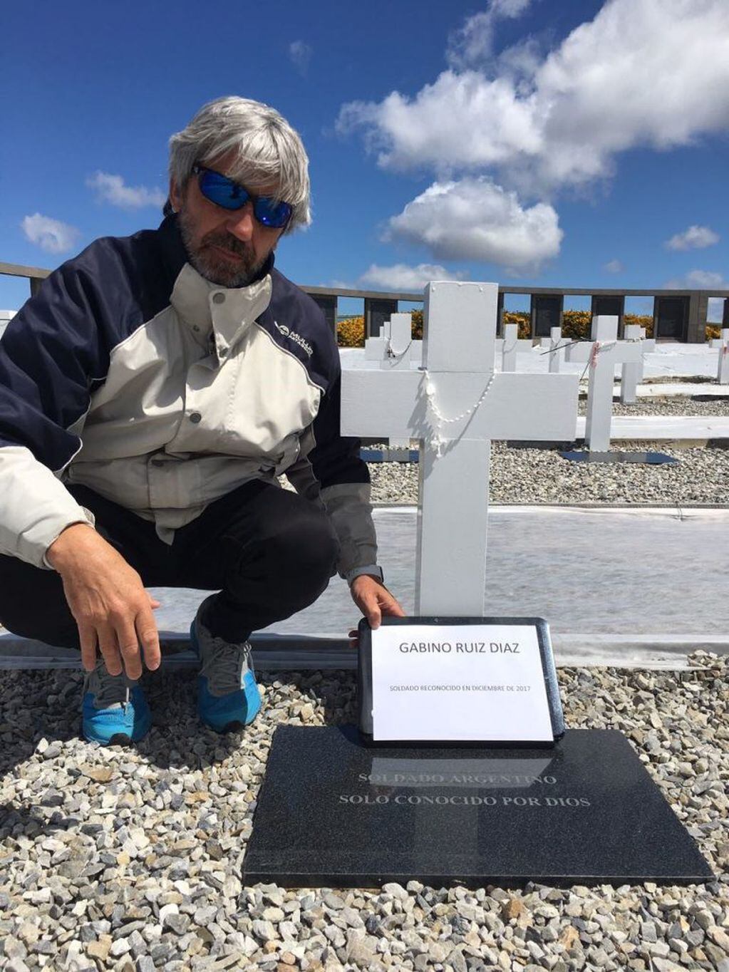 Julio Aro, ex combatiente e impulsor de las identificaciones en Malvinas