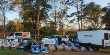 Desarticularon un punto de acopio de mercaderías ilegales en Puerto Iguazú