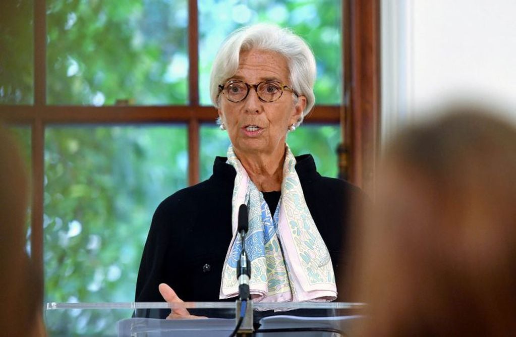 La directora del FMI, Christine Lagarde (AFP)