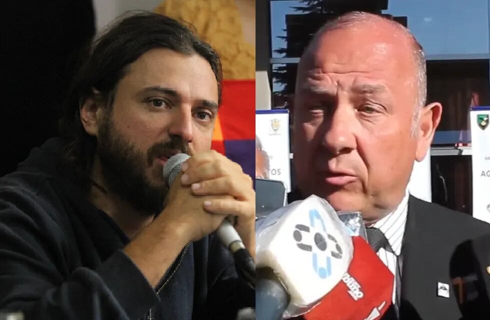 El dirigente social y político Juan Grabois y el ministro de Seguridad de Jujuy, Luis Martín, protagonistas de una polémica.