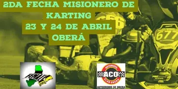 Motores encendidos para la segunda fecha del Misionero de Karting en Oberá