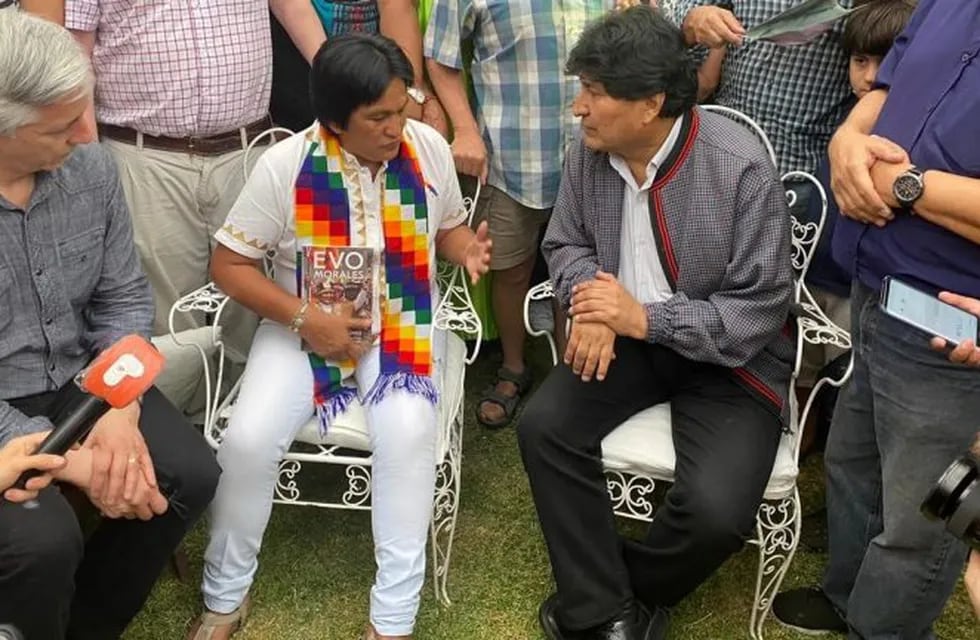 Álvaro Linera, Milagro Sala y Evo Morales, en Jujuy