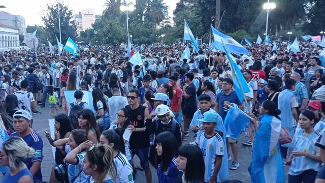 Ganó Argentina: festejos en Jujuy
