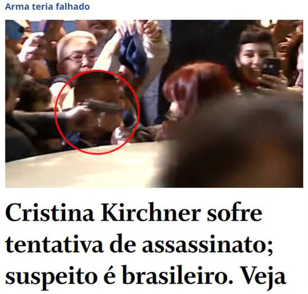 Qué dijeron los medios del mundo tras el ataque a Cristina Kirchner.