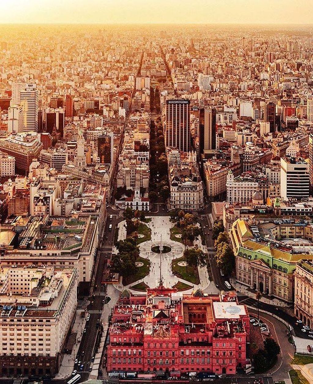 Vista aérea (Foto: Instagram Ente de Turismo Ciudad de Buenos Aires)