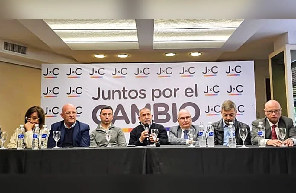 Presentación de la Alianza Juntos por el Cambio para las próximas elecciones provinciales en Córdoba del 25 de junio de 2023.