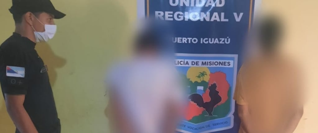 Dos individuos detenidos tras robar objetos en Puerto Iguazú.