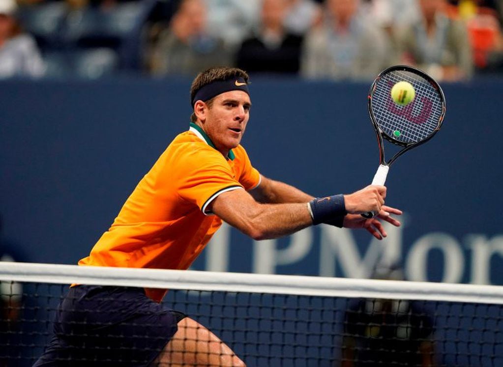 Delpo no pudo con un excelente juego de  Djokovic (Foto: Eduardo Muñoz Álvarez/AFP)