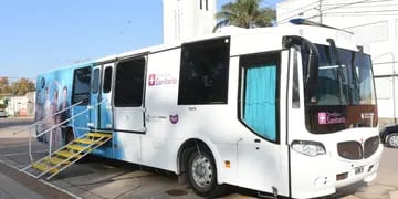 El ómnibus sanitario recorre los barrios de la ciudad