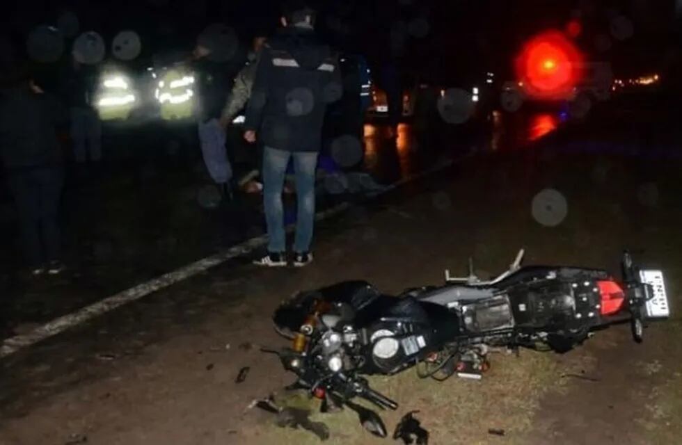 Un motociclista perdió la vida en un accidente sobre la Ruta 11. (Foto: Diario Norte)