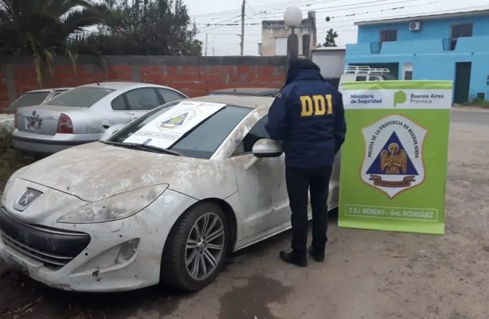 El operativo estuvo a cargo de la DDI de Moreno y General Rodríguez. (Policía de Buenos Aires)