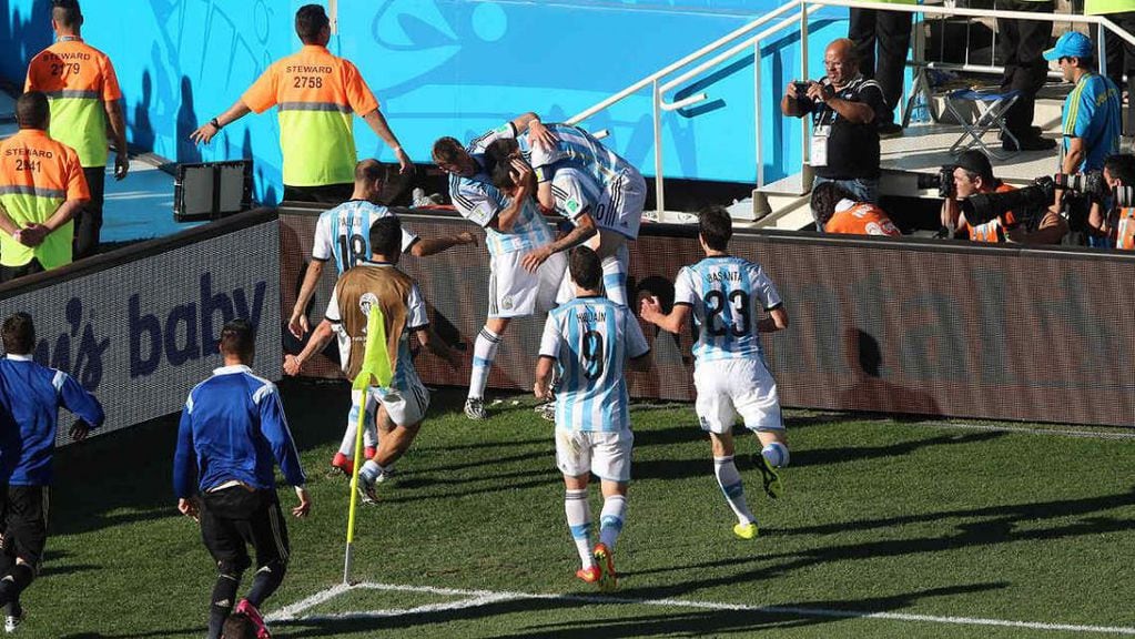 Las fotos del triunfo argentino ante Suiza. (Foto: Télam)