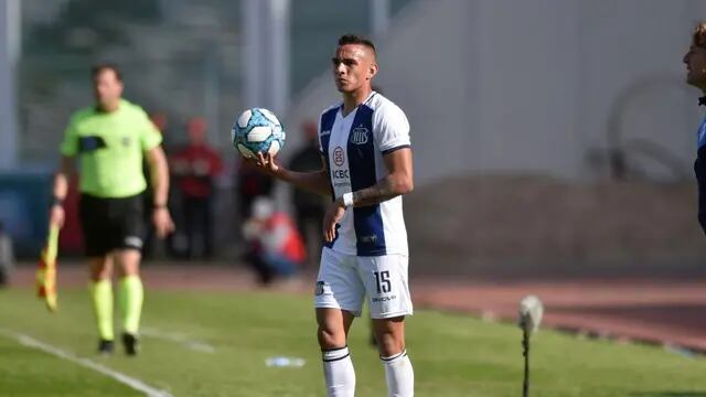 Enzo Díaz reaparecerá mañana en Talleres. (Prensa Talleres)