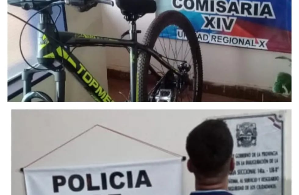 Posadas: joven detenido por robar una bicicleta a punta de pistola
