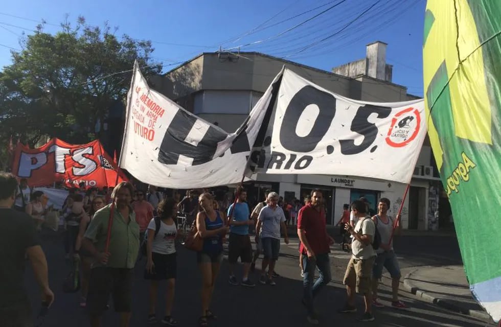 Marcha en Rosario contra la reforma previsional