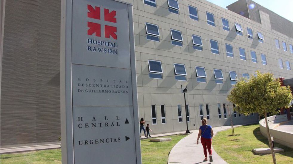 El Hospital Rawson, uno de los más importantes de la provincia.