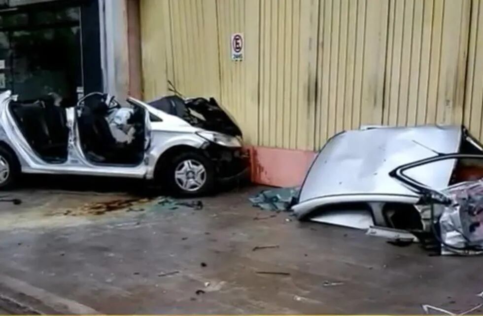 Choque fatal en Caballito: un conductor muerto. (Captura de pantalla)