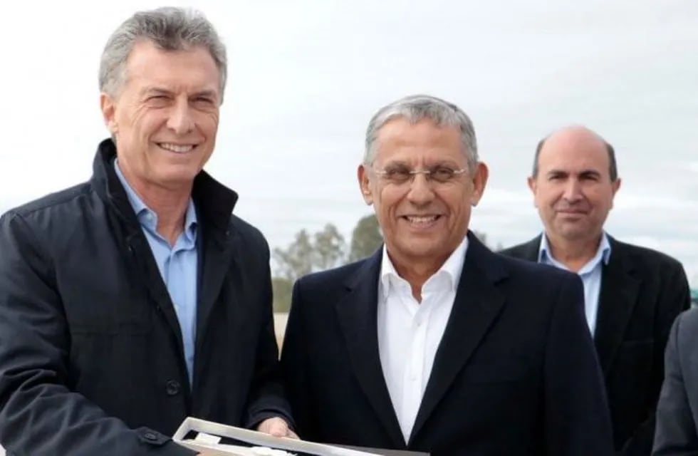 Mauricio Macri y Pechi Quiroga.