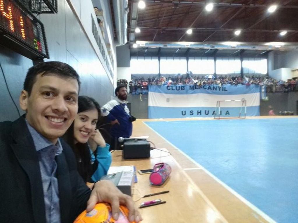 Sebastián Benitez, integrante del departamento de Futsal