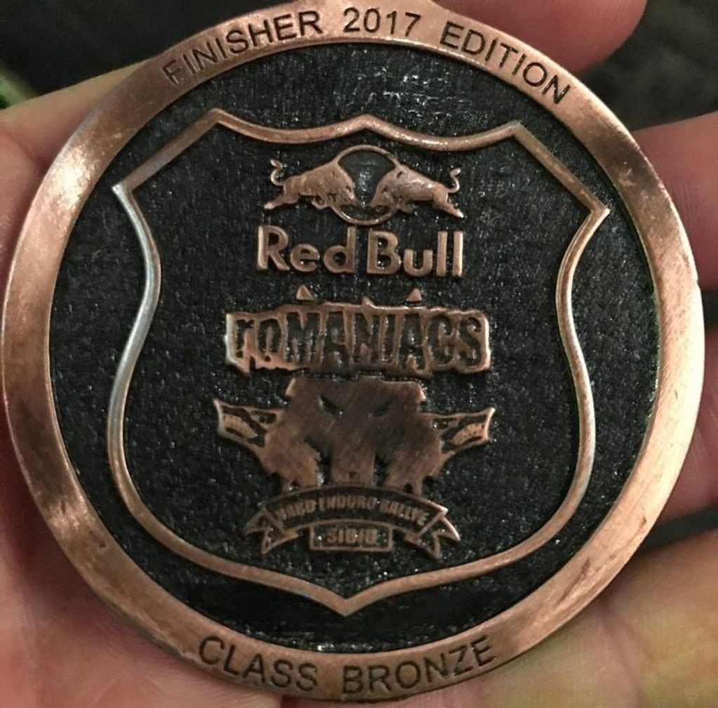 Medalla de Bronce del Mundial Romaniacs 2017. (Foto: José Carbonell)