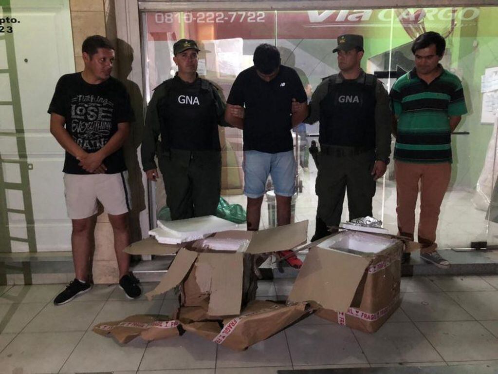 Un sujeto fue detenido en San Juan cuando intentó retirar la encomienda "narco"