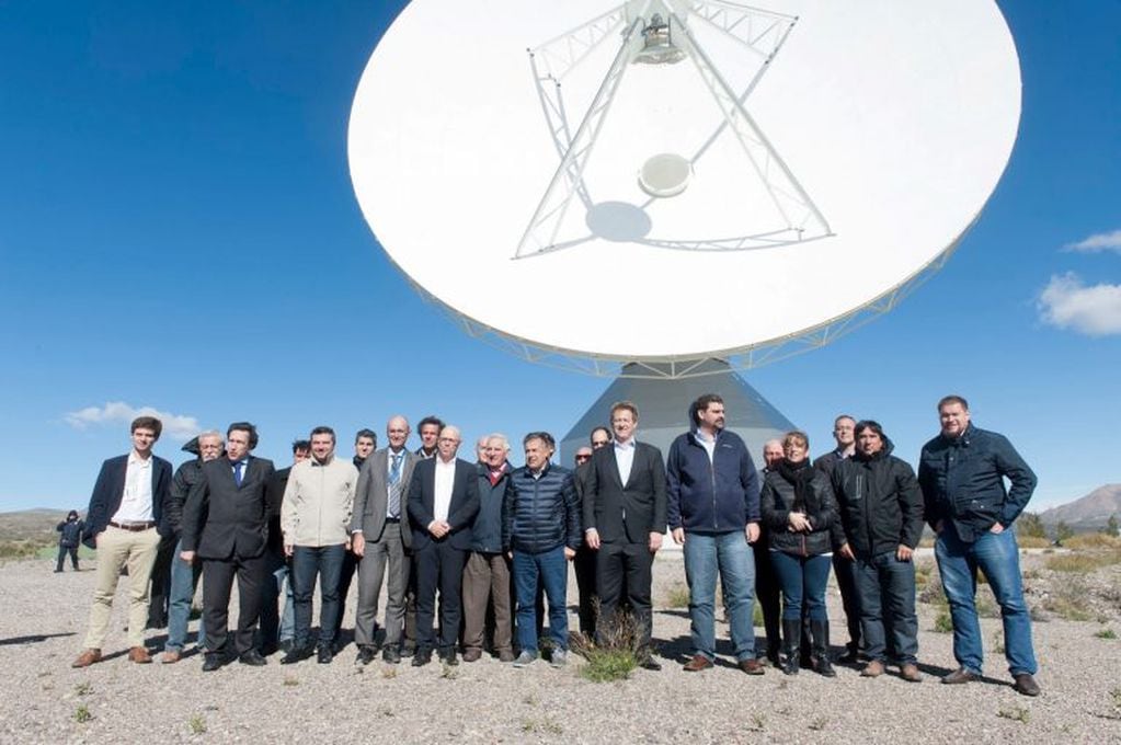 Antena de la ESA en Malargüe Mendoza.