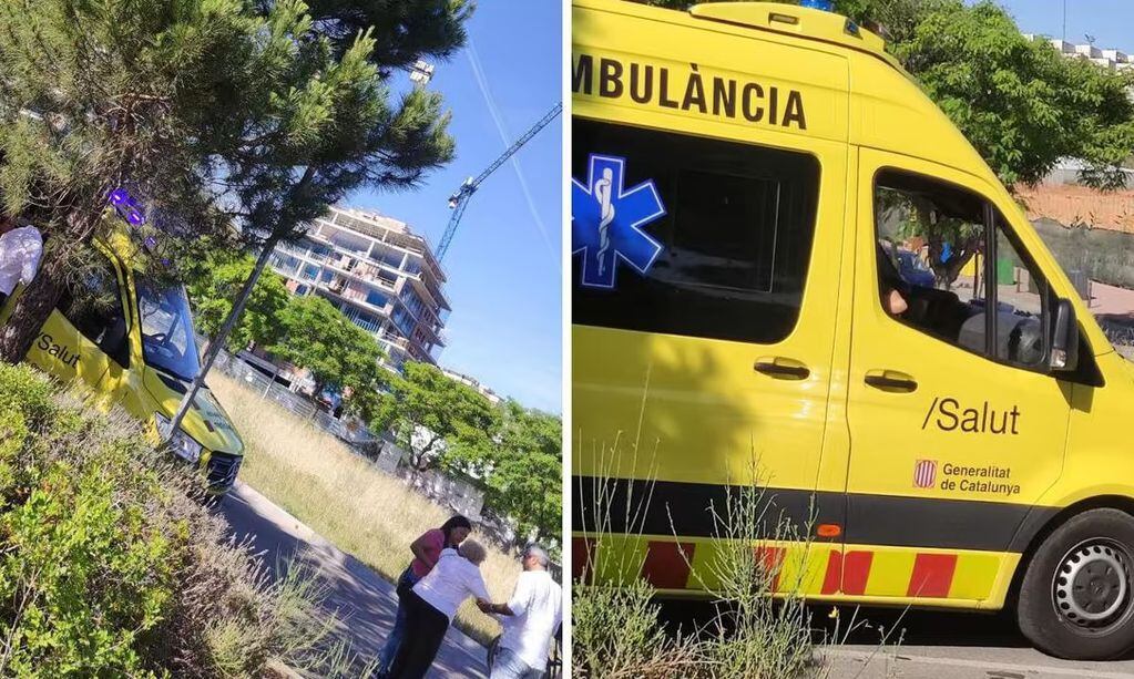 La ambulancia que habría trasladado a Shakira