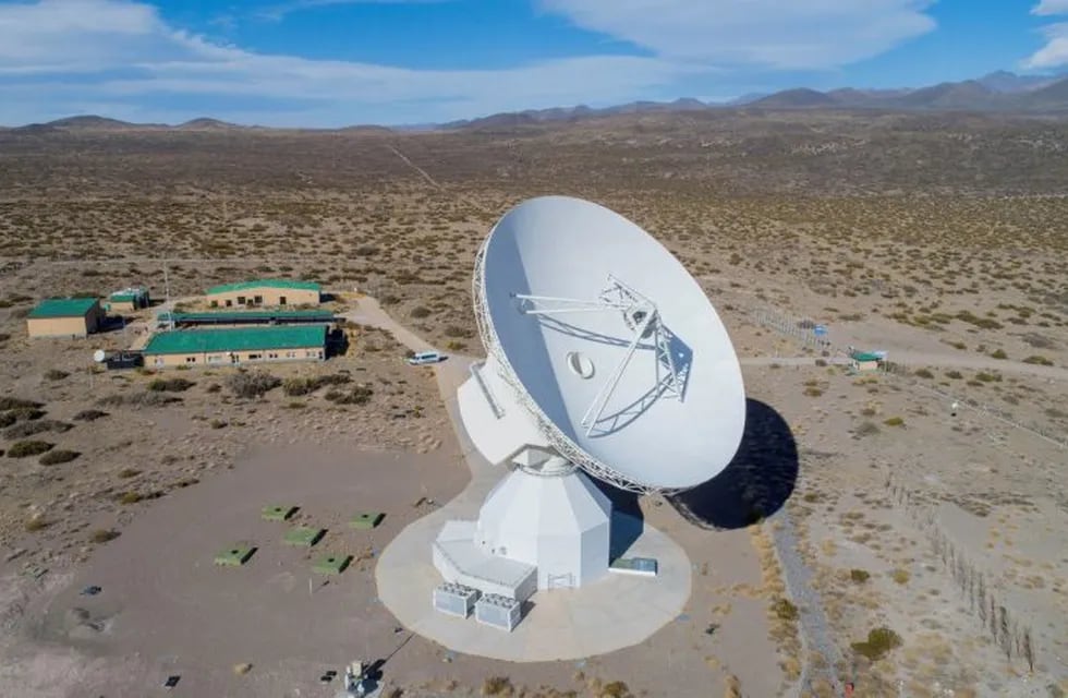 Antena de la ESA en Malargüe Mendoza