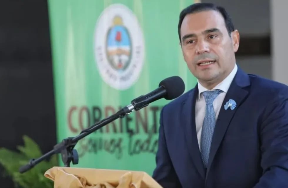 Gustavo Valdés, el gobernador de Corrientes, encabezó el acto de las sesiones ordinarias 2023.