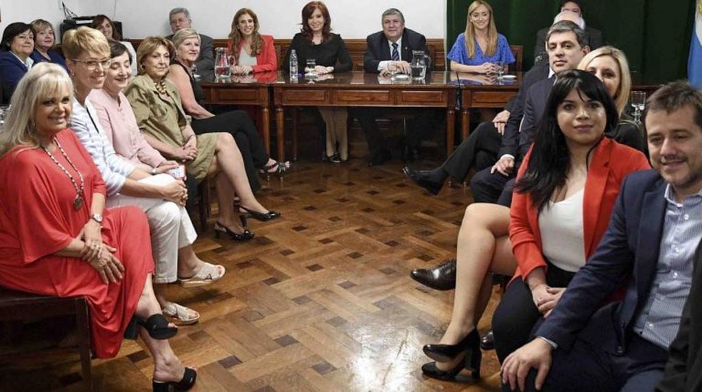 Cristina Kirchner conformará un bloque de 42 legisladores. (Web)