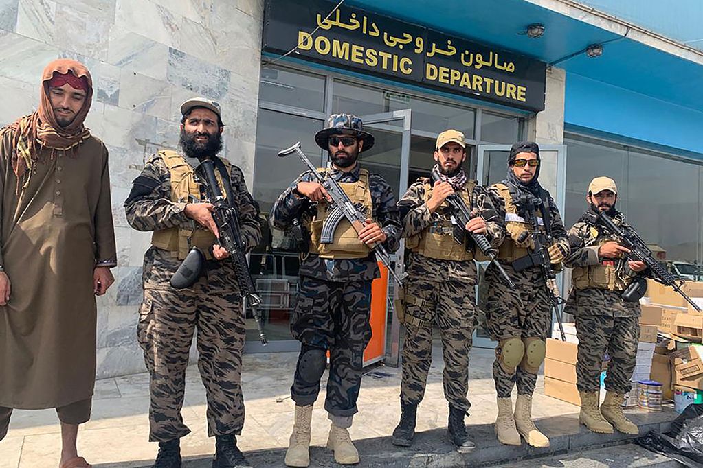 Combatientes del talibán.