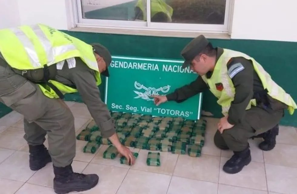 Gendarmería Nacional secuestró hojas de coca cerca de San Genaro. (Info Más)