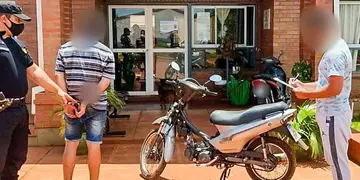 Detienen a un joven por el robo de una motocicleta en Posadas