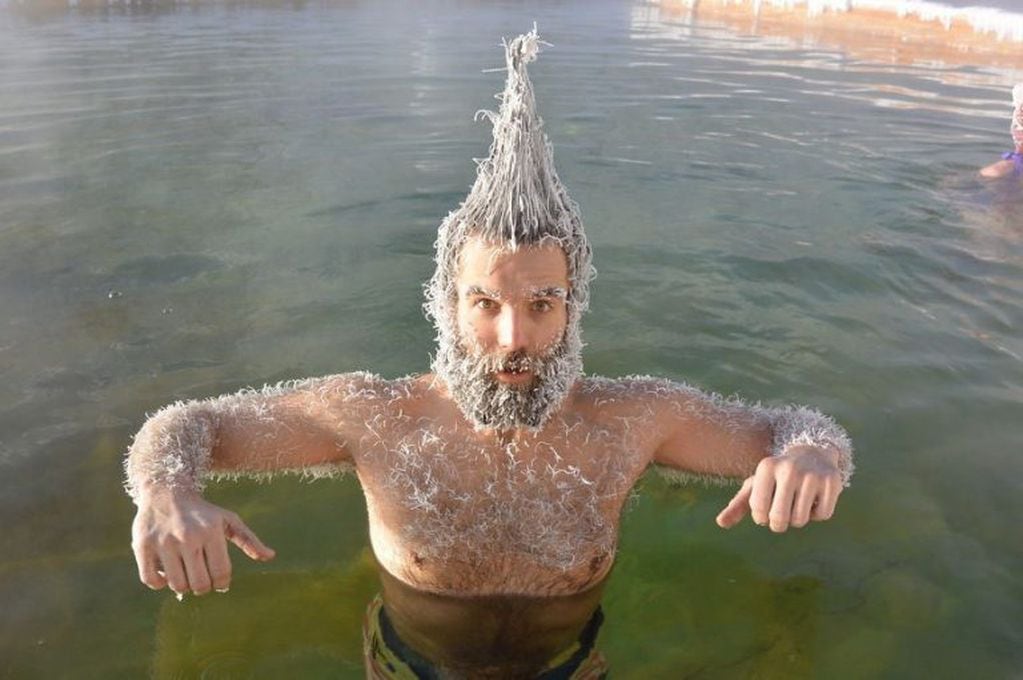 El peinado congelado ganador al "Mejor Masculino" (Foto:Hair Freezing Contest)