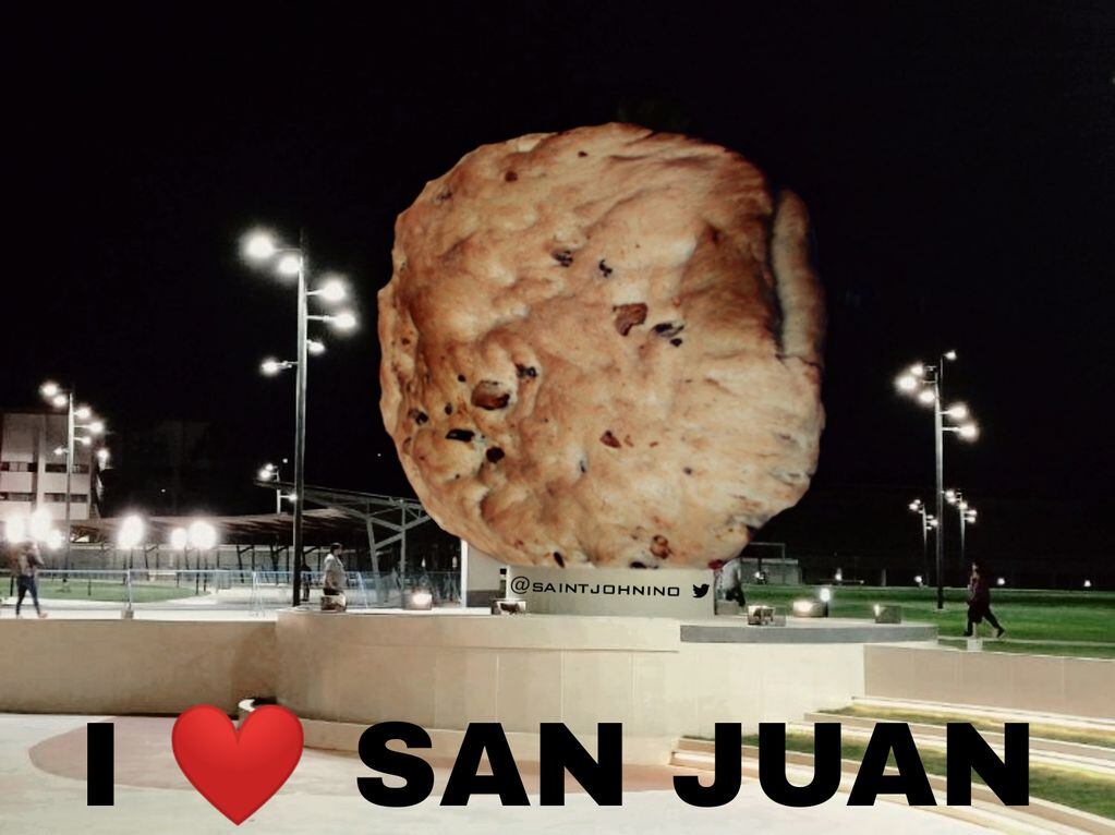 El Monumento a la Semita, el símbolo que Jhonino ha soñado -y diseñado- como imagen emblemática de San Juan. 