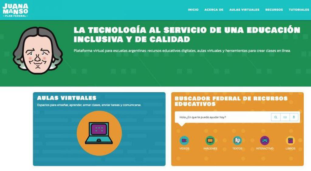 Plataforma Juana Manso (web)