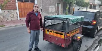 Taxi canino, la innovadora propuesta de un catamarqueño que transporta mascotas de forma segura.