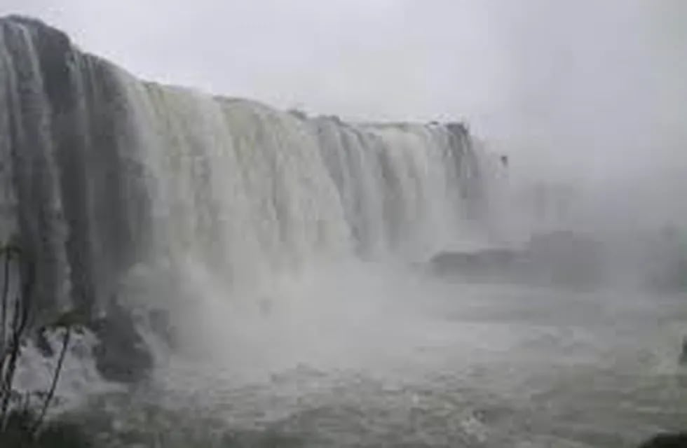 Nublado en Cataratas del Iguazú. (WEB)