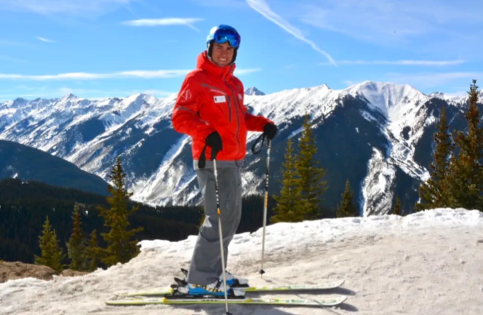 Lucas Guiñazú será el mendocino que integrará el equipo de instructores del Ski Company de Aspen, Colorado.