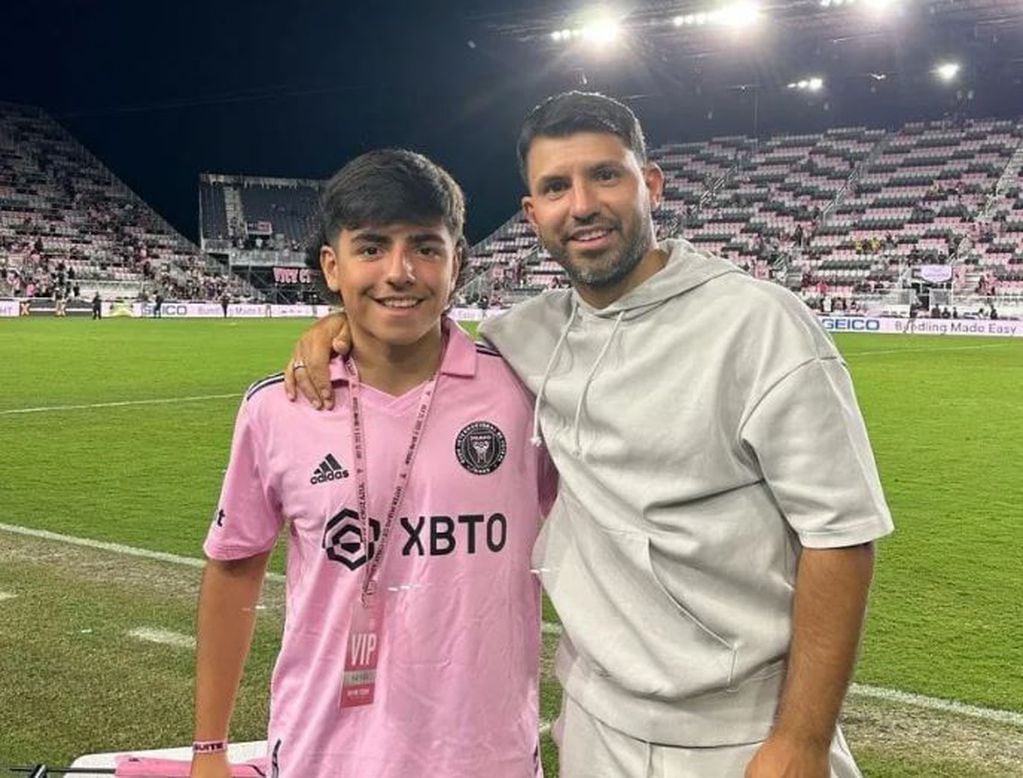Agüero le dedicó un post de Instagram a su hijo