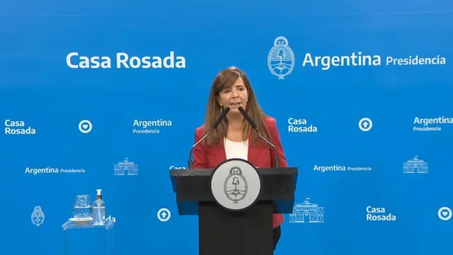 Gabriela Cerruti, portavoz del Gobierno de Alberto Fernández.