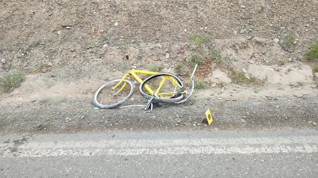 Bicicleta destruida