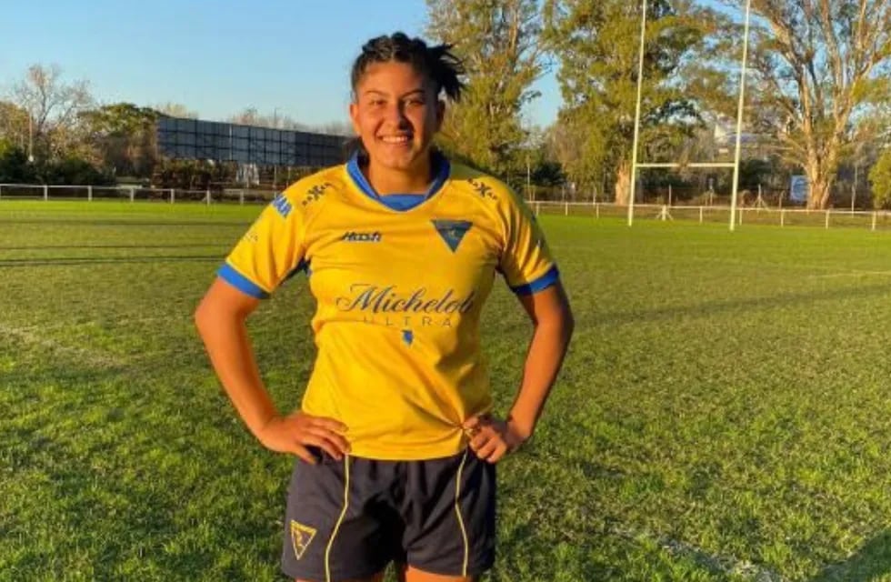 Camila Contreras, la joven que fue convocada para el Seleccionado de Rugby femenino.
