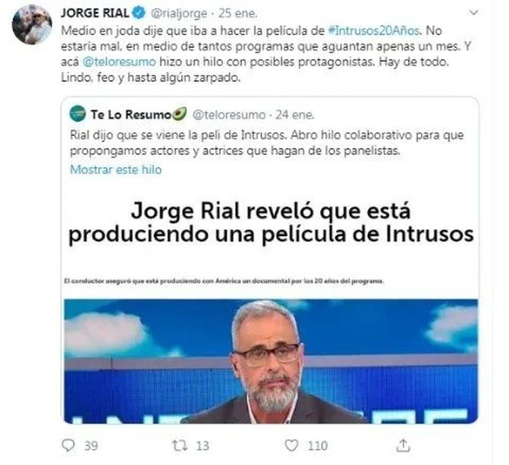 La burla de Jorge Rial sobre el  final del programa de Mónica Gutiérrez: "No duró ni un mes"
