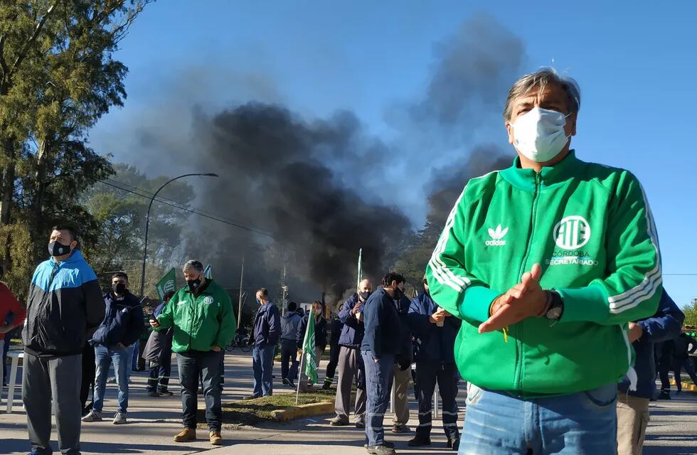 Protesta de ATE en Río Tercero.