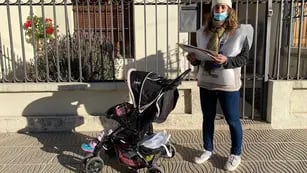 Censo 2022: En Río Cuarto, censista fue a censar con su bebé